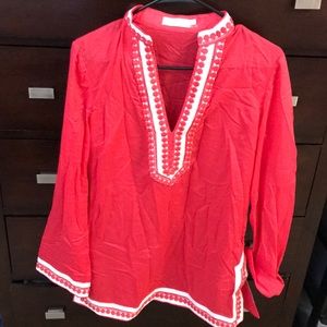 Tory Burch Hot Pink Tunic